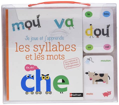 Amazon Fr Je Joue Et J Apprends Les Syllabes Et Les Mots Coffret