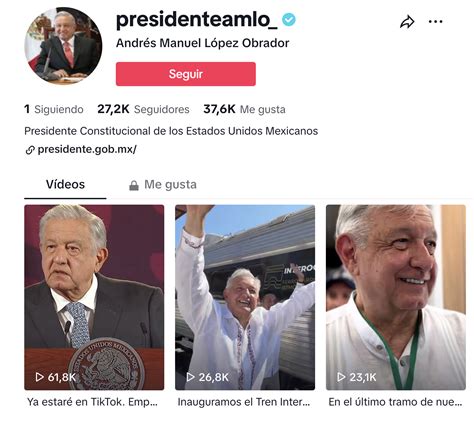 Amlo Abre Cuenta De Tiktok Para Acercarse A Los J Venes