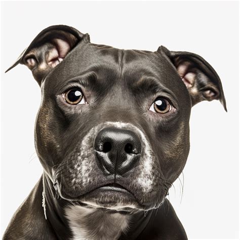 Premium Photo Ravishing Staffordshire Bull Terrier Dog Portrait On