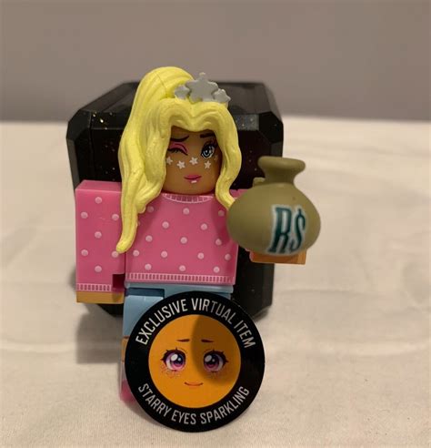 Roblox Celebrity Series 9 Starry Eyes Sparkling Virtual Code And Toy