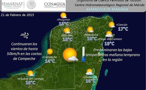 Pron Stico Del Clima En Yucat N Tiempo Estable Durante El Fin De Semana