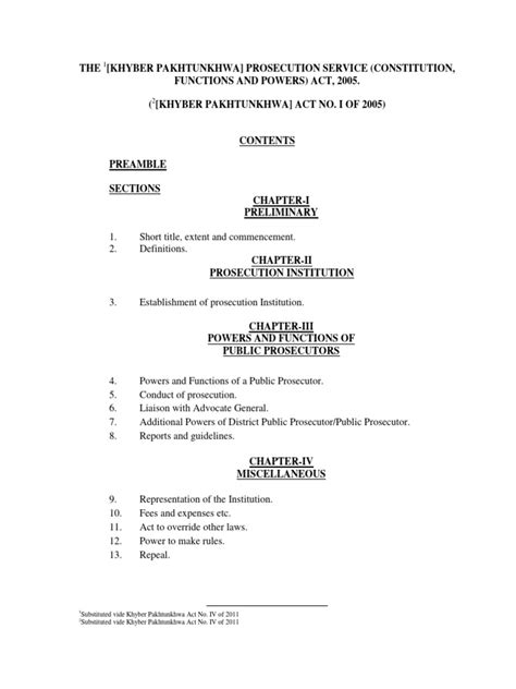 khyber pakhtunkhwa prosecution service constitution