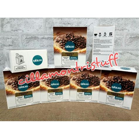 Jual Excelso Kopi Sachet Arabica Gold Shopee Indonesia