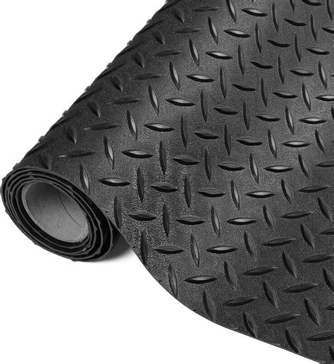 Konelia Garage Floor Tiles 25mm Thickened Garage Floor Mat 5ft X 17ft Rubber