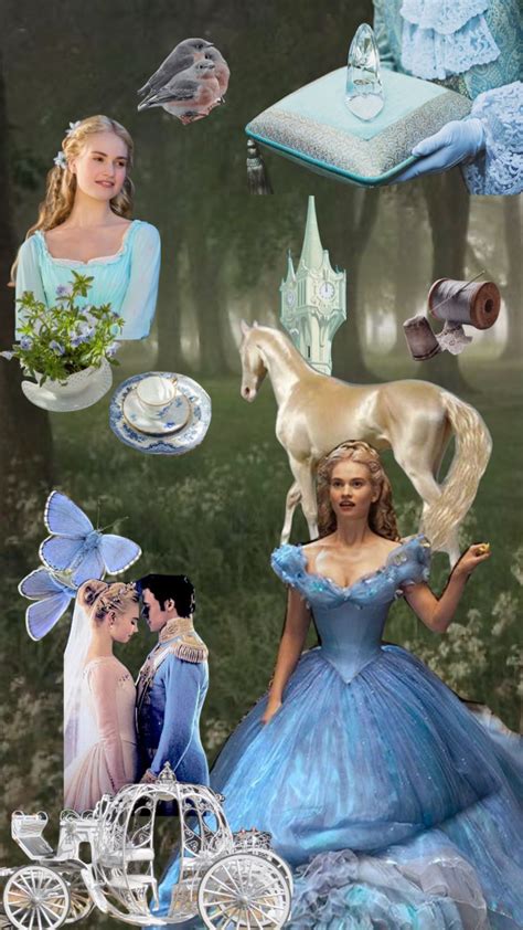 Cinderella Live Action Vibes Aesthetic Moodboard Cinderella