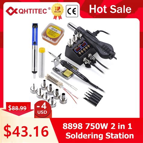 8898 Estação De Retrabalho BGA 2 Em 1 Ar Quente blower desoldering