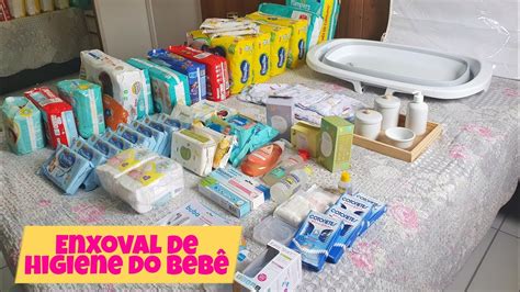 ENXOVAL DE HIGIENE DO BEBÊ só o básico Ana Paula de Costa YouTube