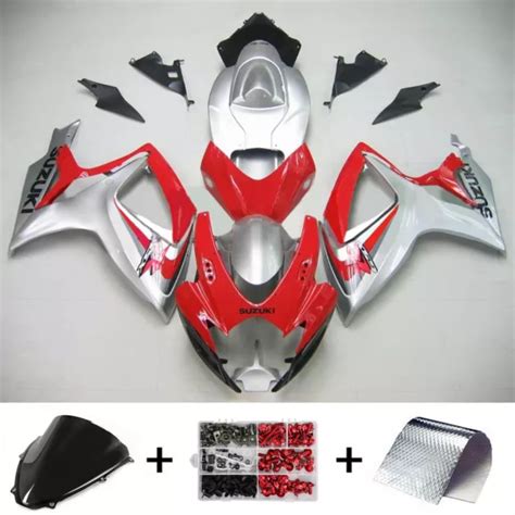 KIT CARÉNAGE INJECTION Plastique ABS Pour Suzuki GSXR 600 750 2006 2007