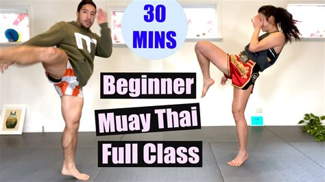 BEGINNER MUAY THAI – Full Class, 30 Minutes // No Equipment – WeightBlink