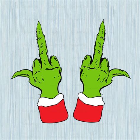 Grinch Middle Finger Svg Png Grinch Funny Svg Grinch Giving Etsy Hot Sex Picture