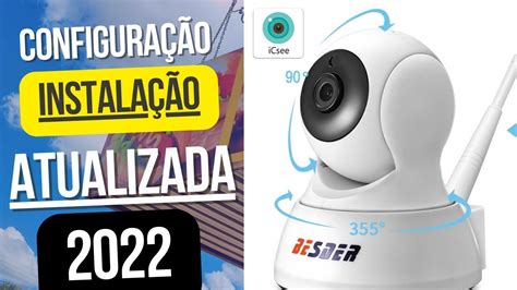 como configurar câmera Wi Fi Giratória no aplicativo icsee acesso no