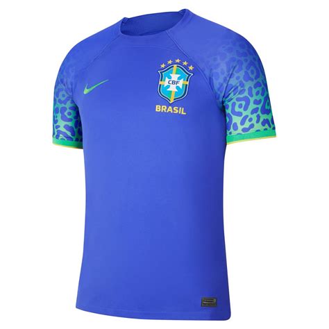 Camisa Seleção Brasil Ii Copa Do Mundo 2022 Azul Masculina Ds Sports