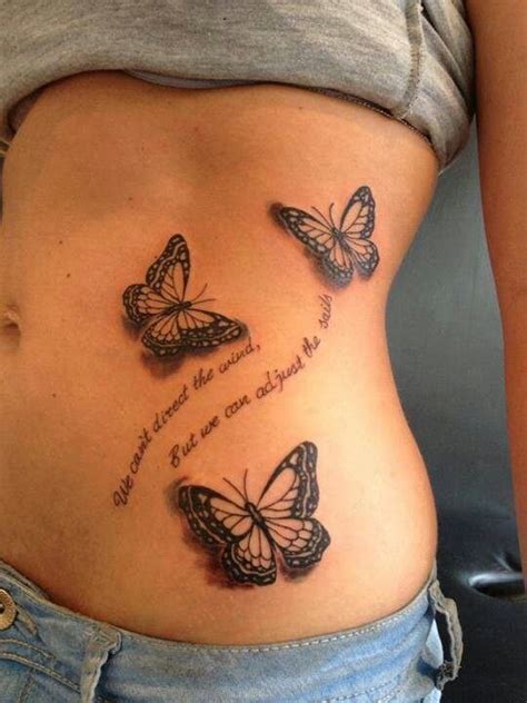 Women Tattoo - Butterfly tattoo w/words... - TattooViral.com | Your Number One source for daily ...