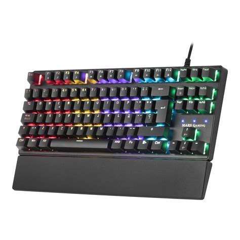 TECLADO MECANICO TKL MARS GAMING MKXTKL SWITCH AZUL NEGRO EuropeanPC