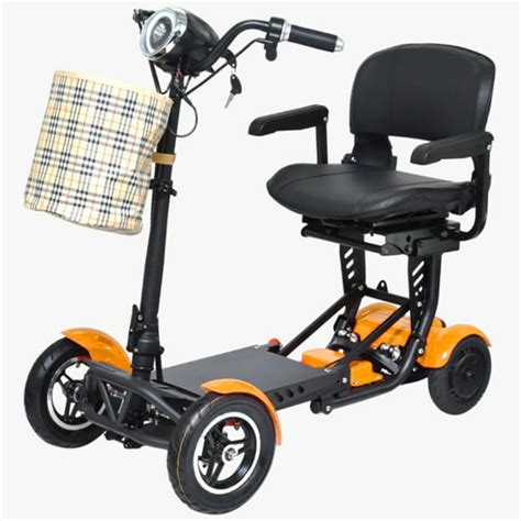 Lightweight Motorized Electric Scooter Easy Travel Large Premium Seat ...