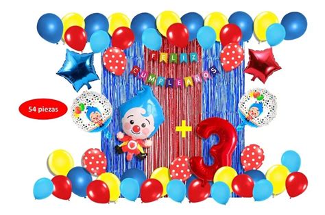 Kit De Globos Payaso Plim Mebuscar M Xico