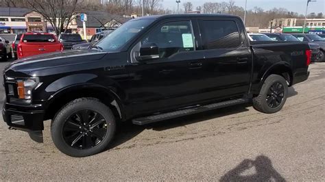 Ford F Lariat Black Out Package Walk Around Youtube