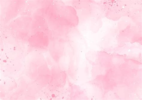 Fundo De Aquarela Rosa Pintado à Mão Detalhado Vetor Grátis Fondos