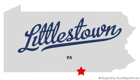 Map of Littlestown, PA, Pennsylvania