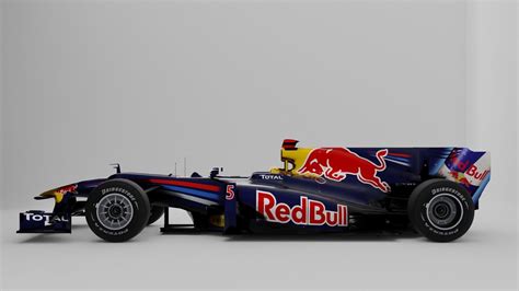 3D model Red bull RB6 F1 car VR / AR / low-poly | CGTrader