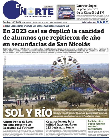 Diario El Norte Edici N Digital Domingo De Julio Diario El