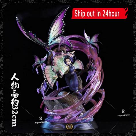 Ready Stock32cm Demon Slayer Mc Shinobu Kocho Insect Hashira Copy Resin