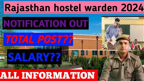 Rajasthan Hostel Superintendent Form Fill Up Rajashthan Hostel Warden