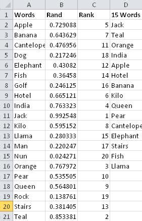 Random word generator - precisionovasg