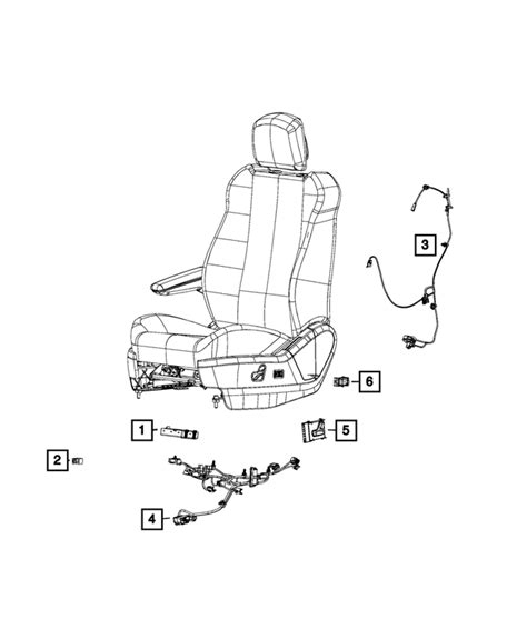 Mopar Seat Cushion Wiring Aa Quirkparts