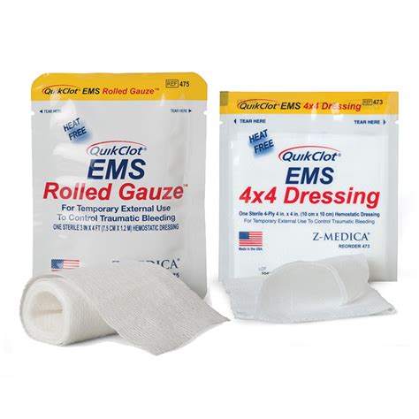 QuikClot - Safe & Effective EMS Rolled Gauze