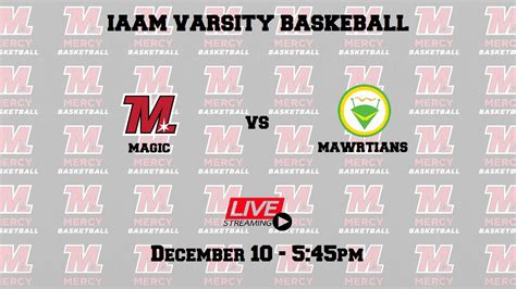 Mercy Basketball Vs Bryn Mawr Live Youtube