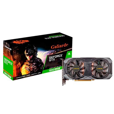 Manli Gallardo Grafikkort NVIDIA GeForce GTX 1660 Super 6GB GDDR6