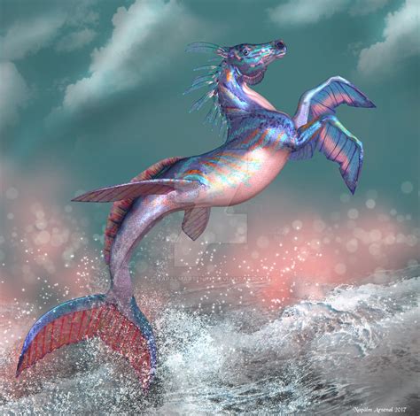 Seahorse Splash By Napalmarsenal On Deviantart