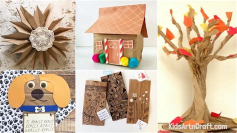 Brown Paper Bag Decoration Ideas - Kids Art & Craft