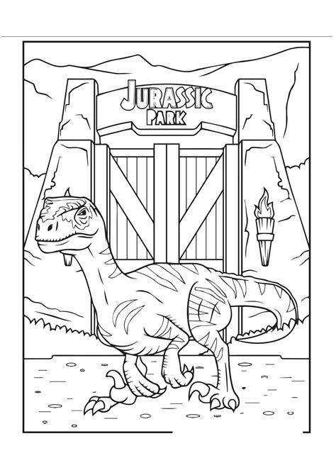 Coloriages Jurassic World 9 Coloriages Jurassic World Coloriages