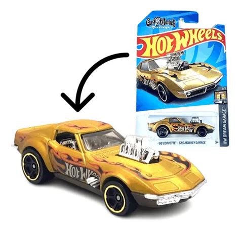 Carrinho Hot Wheels Corvette Gas Monkey Garagem Estampado Parcelamento Sem Juros