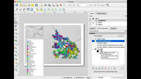 Edit A Layout Legend In Qgis 3 Youtube