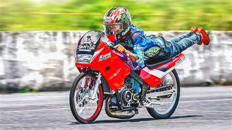 Crazy Stroke Motorbike Festival In Thailand Drag Race Bike Show