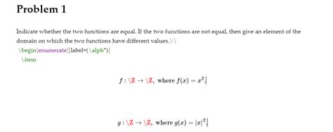 Answered Indicate Whether The Two Functions Are… Bartleby