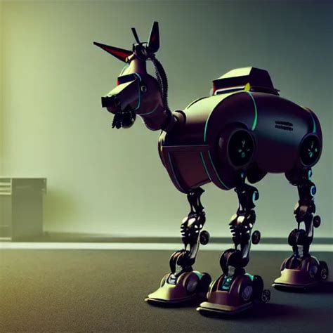 Robot Mule Octane Render Unreal Engine High Stable Diffusion Openart