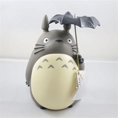 【現貨】吉卜力 宮崎駿系列 經典貯金箱 龍貓站姿拿傘 龍貓totoro 存錢筒 撲滿 大龍貓 公仔 橡子共和國 交換禮物 | 蝦皮購物