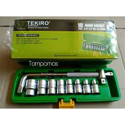 Jual Kunci Sok Set Tekiro 10 Pcs Box Plastik Hand Socket Set Shopee