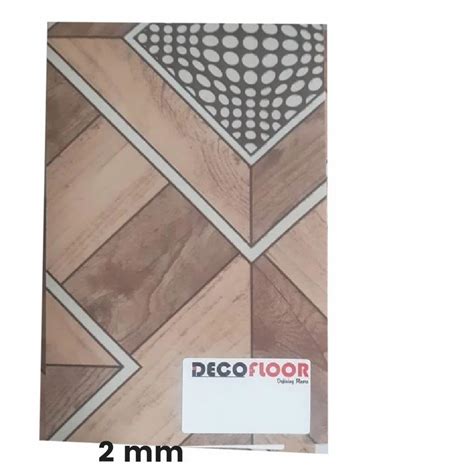 Pvc Rectangular Mm Beige Deco Floor Covering At Rs Sq Ft In Alwar