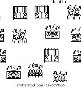 Singer Pictogram Images Stock Photos Vectors Shutterstock