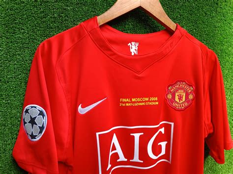 Camiseta Manchester United 200708 Mangas Largas Tienda Gol Perú