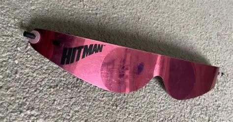 Genuine Wwf 1990s Bret The Hitman Hart Pink Wrap Around Sunglasses Shades Wwe £28 00 Picclick Uk