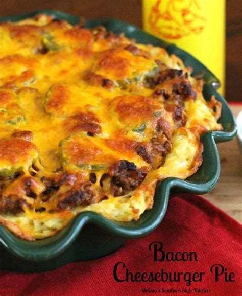 Bacon Cheeseburger Pie
