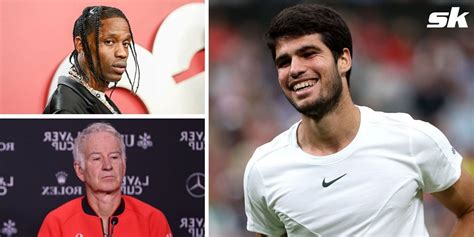 Travis Scott Is Wilding Carlos Alcaraz Reacts To American Rapper