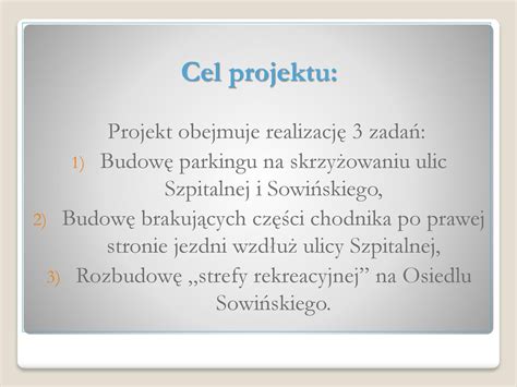 PREZENTACJA PROJEKTÓW ppt pobierz