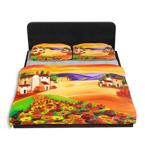 Tuscan Poppies Duvet Cover Set By Yolande Smith Shop Today Get It